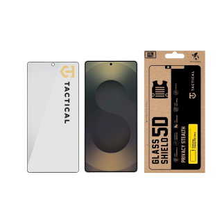 Tactical Glass Shield Privacy Stealth 5D for Samsung Galaxy S25 Ultra / black (TA-57983127209)