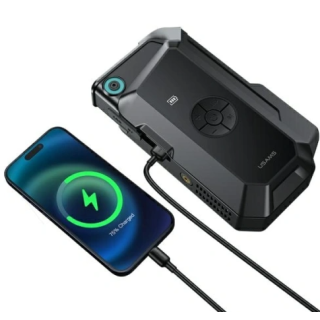 Usams Jumpstarter Power bank 8000mAh + Built-in flashlight Black (ZB284ZDB01)