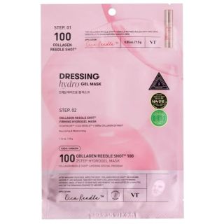 VT COSMETICS Cica X Hyalon Collagen Reedle Shot 100 2step Sheet Mask 33g (8803463007416)