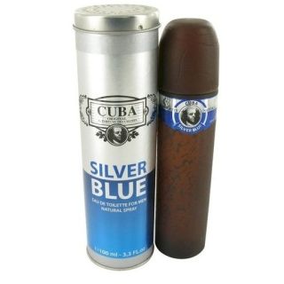 Cuba Silver Blue Perfume EDT 100 ml (5425017736400)
