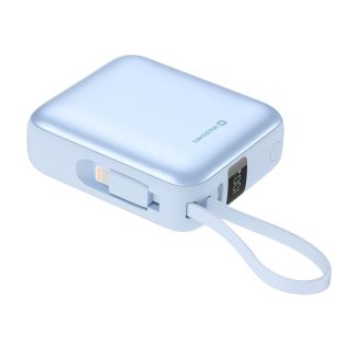 Swissten SPACE Power Bank Universal External Battery USB-C / Lightning / 10000 mAh Blue (22013984)