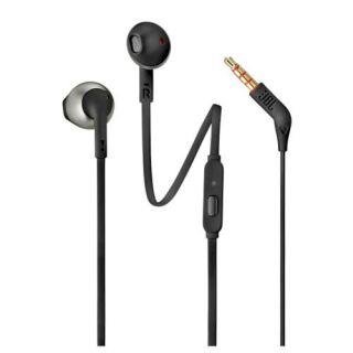 JBL Tune 205 Wired In-Ear Headphones Black (JBLT205BLKE)