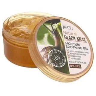 Jigott Natural Black Snail Moisture Soothing Gel 300 ml (8809541280733)