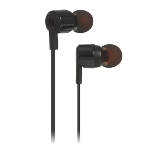 JBL Tune 210 Wired Headphones Black (JBLT210BLKE)