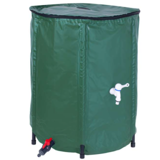RoGer Rainwater tank with tap rainwater barrel 200L (RO4979)