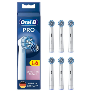 Oral-B Sensitive Clean Replacement Brush Heads 6 pcs (8006540860717)