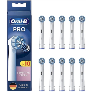 ORAL‑B Pro Sensitive Clean Replacement Brush Heads White 10 pcs (8006540860601)
