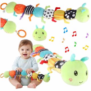 RoGer Interactive Sensory Plush Caterpillar Toy (5903039770072)