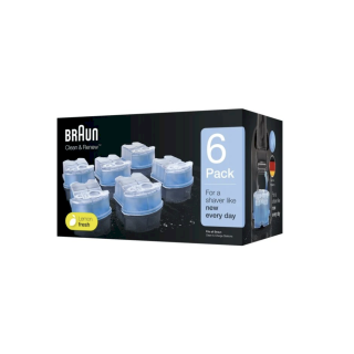 Braun CCR6 Clean&Charge Cartridge Refill 6 Pack (CCR6)
