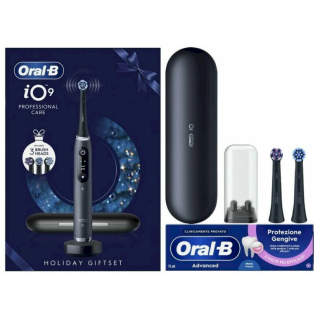 Oral-B iO9 Electric Toothbrush + brush heads 2gb. Black (69199)