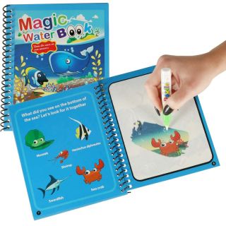 RoGer Water Coloring Book With Marker “Sea World” (5903039761230)