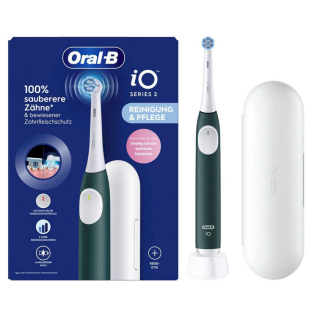 ORAL‑B iO Series 2 Electric Toothbrush with Travel Case Forest Green (0870021661519)