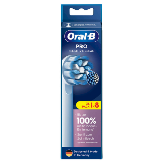 Oral-B Sensitive Clean Replacement Brush Heads 8 pcs (8006540860649)