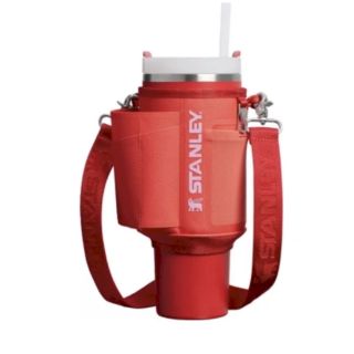 Stanley The All‑Day Quencher Carry‑All Carrying case for thermo mug with straw 1.18L Coral Red‑Orange (2813090016)