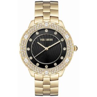 Paul Lorens Quartz Women’s Watch 38mm Gold Case Black Dial (PL8527B2-1D1)