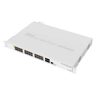 MikroTik CRS328-24P-4S+RM Cloud Core Router Switch 24x 1000Mb/s PoE+, 4x SFP+ 10G (CRS328-24P-4S+RM)
