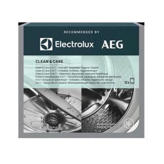 Electrolux Clean & Care 3in1 Washing Machine & Dishwasher Cleaner 12pcs (M2GCP121)