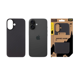 Tactical MagForce Aramid Cover for Apple iPhone 16 / black (TA-57983121870)