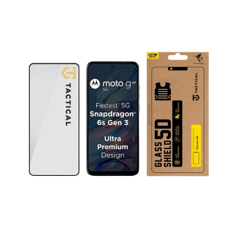 Tactical Glass Shield 5D for Motorola G45 / black (TA-57983123275)