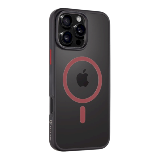 Tactical MagForce Hyperstealth 2.0 Cover for iPhone 16 Pro Max / black/red (TA-57983121869)
