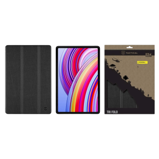Tactical Book Tri Fold Case for Xiaomi Redmi Pad Pro / black (TA-57983124224)