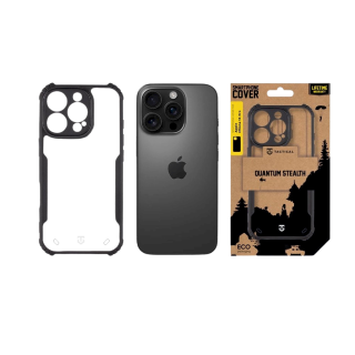 Tactical Quantum Stealth Cover for Apple iPhone 16 Pro / clear/black (TA-57983121928)