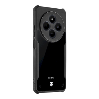 Tactical Quantum Stealth Cover for Xiaomi Redmi 14C 4G/A4 5G/Poco C75 / clear/black (TA-57983123297)