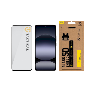 Tactical Glass Shield 5D for Xiaomi Redmi Note 14 4G/5G, Poco X7 Pro 5G / black (TA-57983124112)