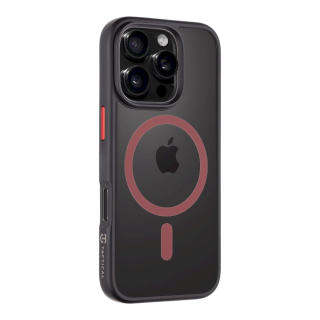 Tactical MagForce Hyperstealth 2.0 Cover for iPhone 16 Pro / black/red (TA-57983121867)