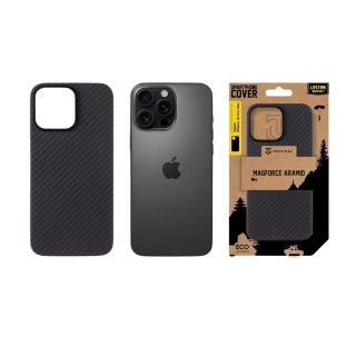 Tactical MagForce Aramid Cover for Apple iPhone 16 Pro Max / black (TA-57983121873)