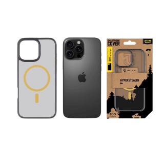 Tactical MagForce Hyperstealth 2.0 Cover for iPhone 16 Pro Max / black/yellow (TA-57983121868)