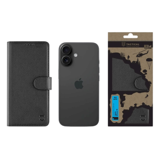 Tactical Field Notes Case for Apple iPhone 16 / black (TA-57983121914)