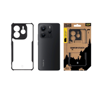 Tactical Quantum Stealth Cover for Xiaomi Redmi Note 14 5G / clear/black (TA-57983124212)