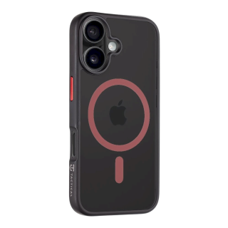 Tactical MagForce Hyperstealth 2.0 Cover for iPhone 16 / black/red (TA-57983121865)