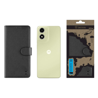Tactical Field Notes Cover for Motorola E14 / black (TA-57983121902)