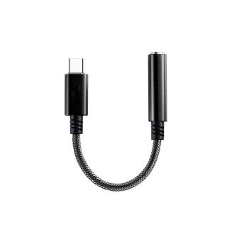Mocco USB-C to AUX 3,5mm (analog) Audio adapter for phones (MO-AD-USBC2AUXANA-BK)
