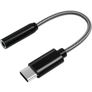 Mocco USB-C to AUX 3,5mm (analog) Audio adapter for phones (MO-AD-USBC2AUXANA-BK)