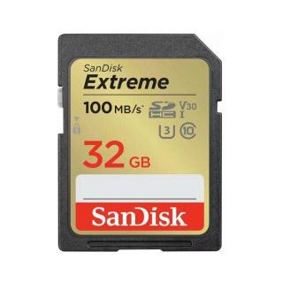 SanDisk Extreme SDHC 32GB Memory Card (SDSDXVT-032G-GNCIN)