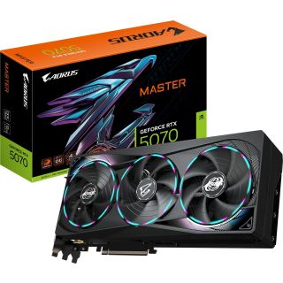 Gigabyte GeForce RTX 5070 Graphic card AORUS MASTER 12GB GDDR7 (GV-N5070AORUS-M-12GD)