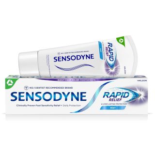 Sensodyne Rapid Relief Toothpaste Cool Mint 75 ml (5054563237163)