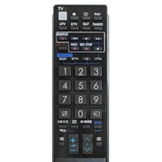 Lamex LXH1026 TV remote control for Sharp RM-L1026+ LCD/LED TVs (LXH1026)