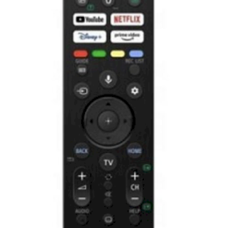 Lamex LXH520E TV remote control for Sony RMF-TX520E TVs Youtube / Disney / Prime Video (LXH520E)