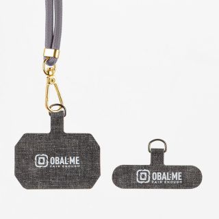 OBAL:ME NeckTag Allure Rope for Mobile Phone / dark grey (57983126816)
