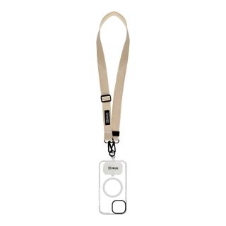 OBAL:ME NeckTag Ribbon Rope for Mobile Phone / ivory (57983126811)
