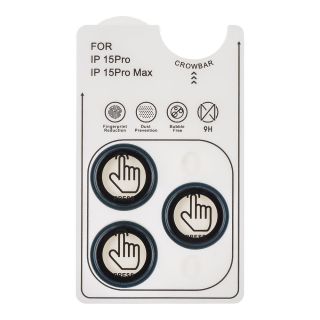 OBAL:ME Lens Protector for Apple iPhone 15 Pro/15 Pro Max / Blue Titanium (57983125792)