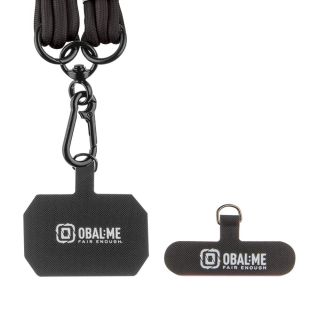 OBAL:ME NeckTag Trio Rope for Mobile Phone / black (57983126817)