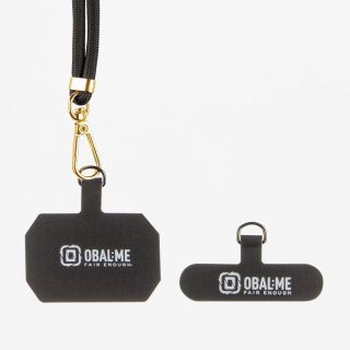 OBAL:ME NeckTag Allure Rope for Mobile Phone / black (57983126815)