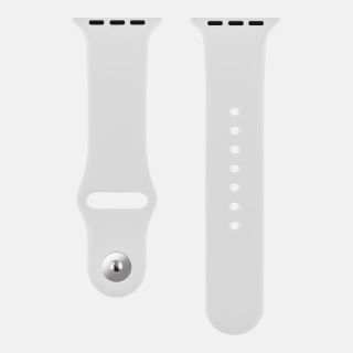 OBAL:ME Silicone Strap for Apple Watch 38-41mm S-M / white (57983126131)
