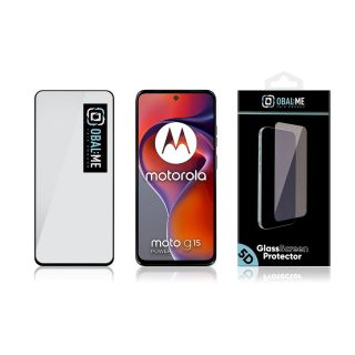 OBAL:ME 5D Glass Screen Protector for Motorola G15/G15 Power / black (57983124654)