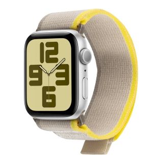 OBAL:ME Textile Strap for Apple Watch 42-49mm M-L / beige/yellow (57983126808)